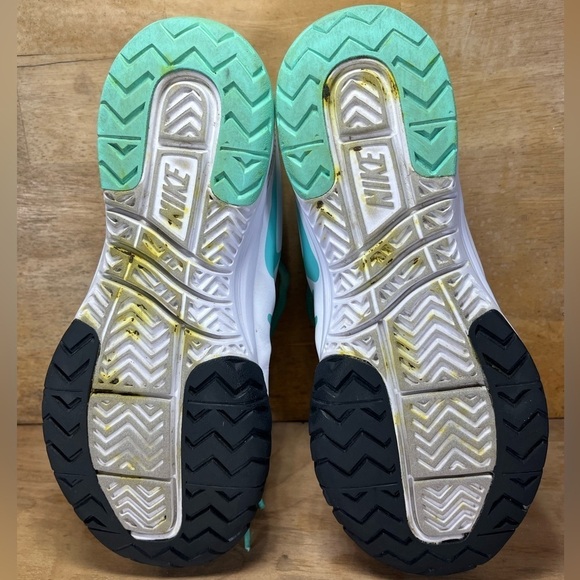 Nike Vapor Court Womens Sz 7.5 Tennis Shoes Sneakers White Turquoises 631713-103 - Picture 7 of 8